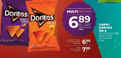 Chipsy Doritos Nacho 100g promocja w Duży Ben