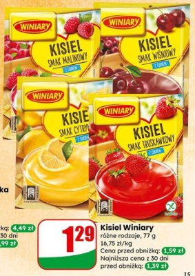Kisiel Winiary różne rodzaje promocja w Dino