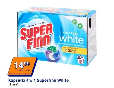 Kapsułki do prania 4 w 1 White promocja w Action