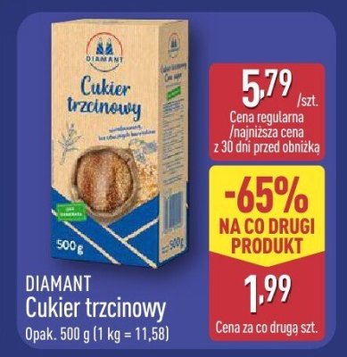 Cukier trzcinowy promocja w Aldi