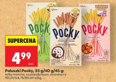 Paluszki milky matcha promocja w Biedronka