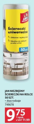 Ściereczki Jan Niezbędny na rolce 50 szt. promocja w Selgros
