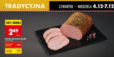 Schab pieczony Duda promocja w Biedronka