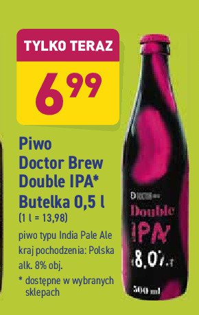 Piwo Doctor brew double ipa promocja