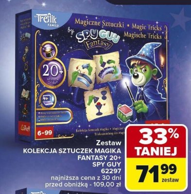 Zestaw KOLEKCJA SZTUCZEK MAGIKA FANTASY 20+ SPY GUY Treflík promocja w Carrefour