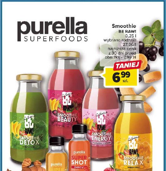 Smoothie green detox Be raw! promocja