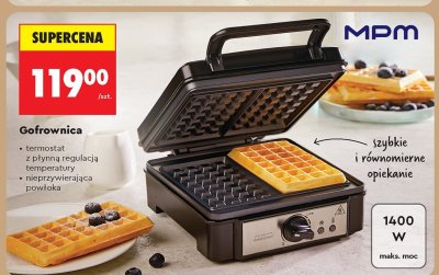 Gofrownica MPM promocja w Biedronka