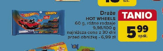 Draże hot wheels promocja w Carrefour Market