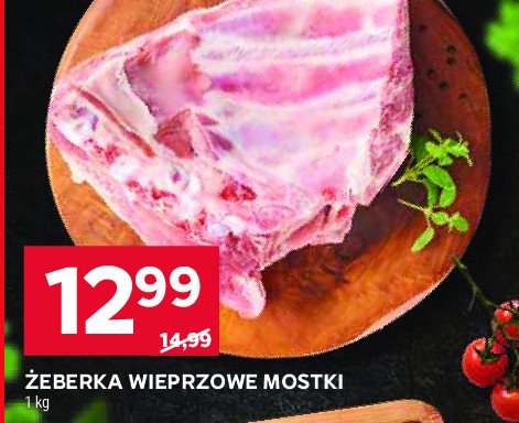 Żeberka wieprzowe mostek promocja