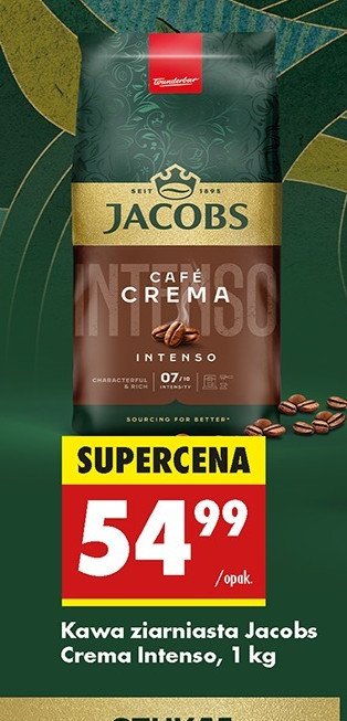 Kawa intenso Jacobs crema promocja