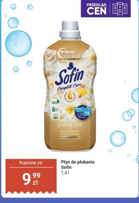 Płyn do płukania Sofin Complete Care Luxury Gold promocja w Dino