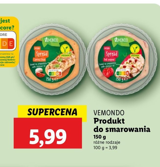 Produkt do smarowania caprese Vemondo promocja