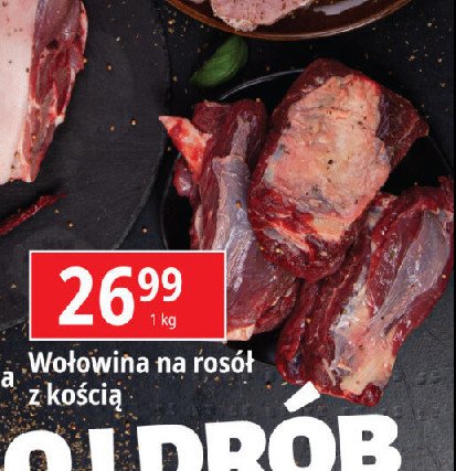 Wołowina rosołowa z kością promocja