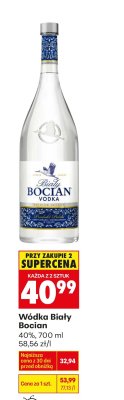 Wódka Biały Bocian promocja w Biedronka