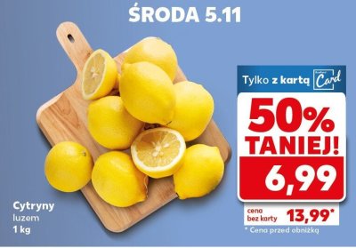 Cytryny luzem promocja w Kaufland