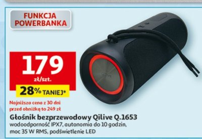 Głośnik bezprzewodowy Qilive Q.1653 promocja w Auchan