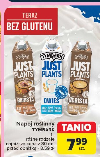 Napój barista owies TYMBARK JUST PLANTS promocja