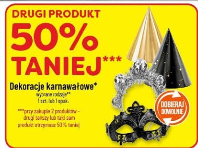 Dekoracje karnawałowe promocja w POLOmarket