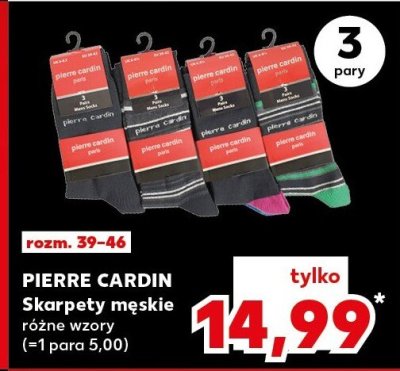 Skarpety PIERRE CARDIN Skarpety męskie różne wzory promocja w Kaufland