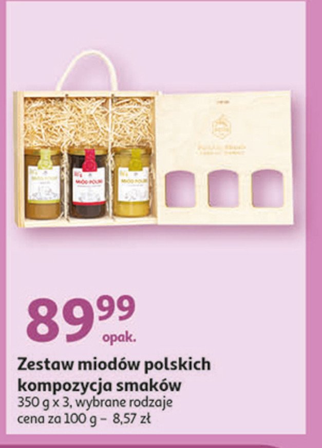 Zestaw kompozycji miodowych Apis miody polskie promocja