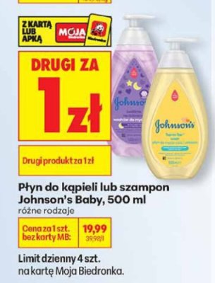 Szampon 500 ml różne rodzaje promocja w Biedronka