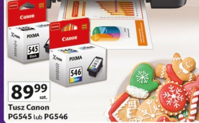 Tusz Canon PG545 lub PG546 promocja w Auchan