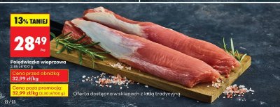 Pol臋dwiczka wieprzow promocja w Biedronka