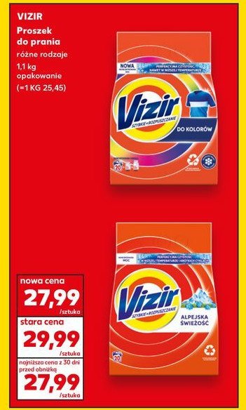 Proszek Vizir do prania kolor贸w promocja
