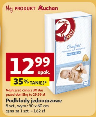 Podkłady jednorazowe promocja w Auchan