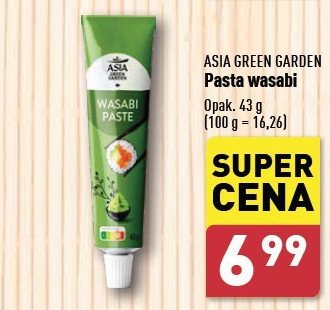 Pasta wasabi Asia green garden promocja