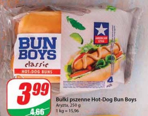 Bułka hot dog Bun boys promocje