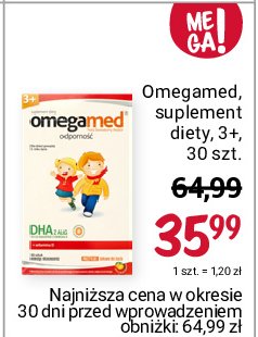 Kapsułki dla dzieci na odporność Omegamed promocja