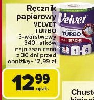 R臋cznik papierowy Velvet turbo promocja