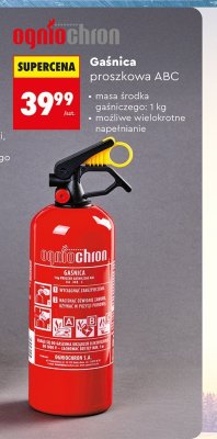 Gaśnica proszkowa ABC promocja w Biedronka