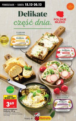 Serek kanapkowy Delikate z grillowanym bakłażanem 125g promocja w Biedronka