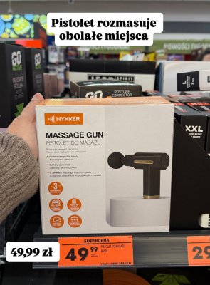 Pistolet do masażu promocja w Biedronka