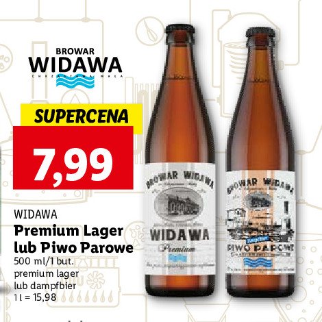 Piwo Browar widawa premium lager promocje