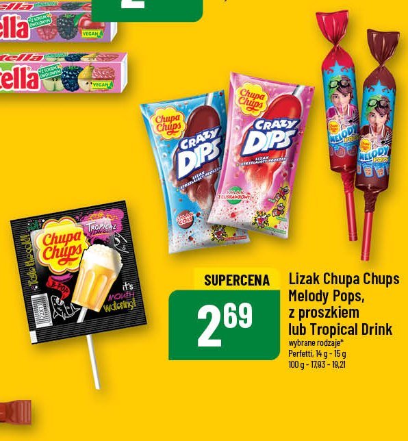 Lizak cola Chupa chups melody pops promocja