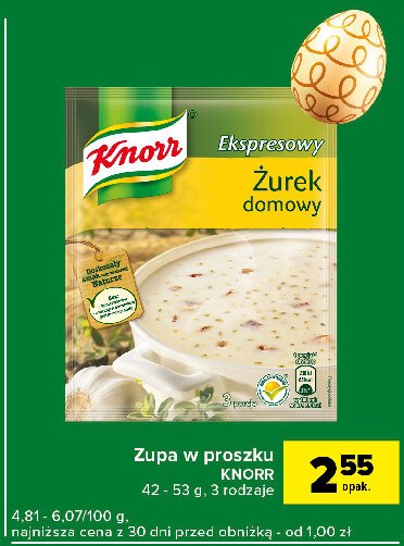 Żurek domowy ekspresowy Knorr promocja