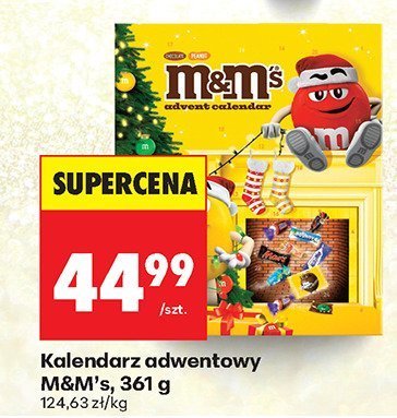 Kalendarz adwentowy M&M's promocja w Biedronka