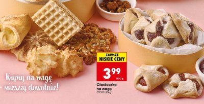 Ciasteczka na wagę promocja w Biedronka
