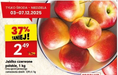 Jabłko czerwone polskie, 1 kg promocja w Twój Market