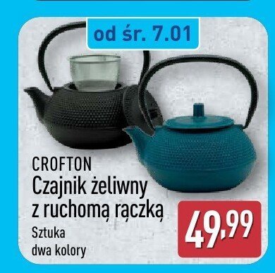 Czajnik żeliwny z ruchomą rączką  promocja w Aldi