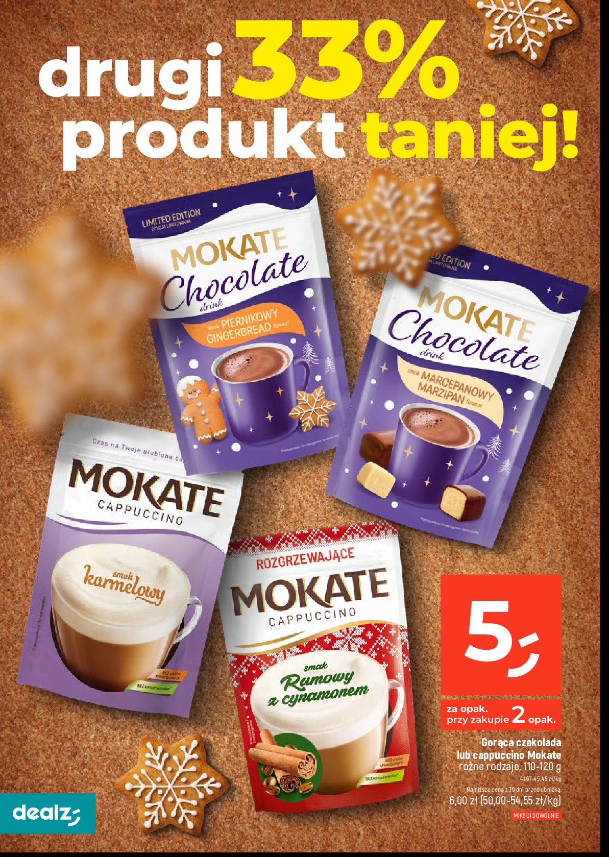 Czekolada do picia piernikowa Mokate promocja