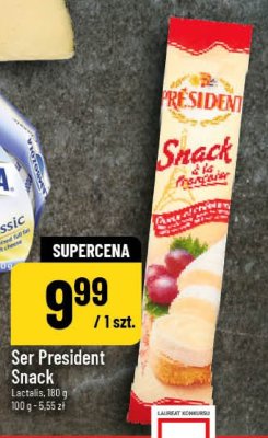 Ser President Snack promocja w POLOmarket