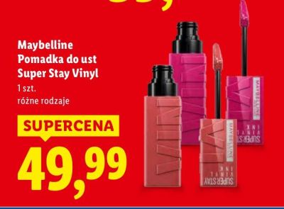 Pomadka do ust Super Stay Vinyl promocja w Lidl