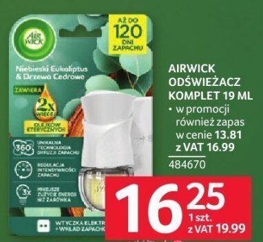 Odświeżacz komplet Air Wick promocja w Selgros