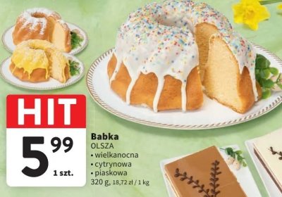 Babka wielkanocna Cukiernia olsza promocja