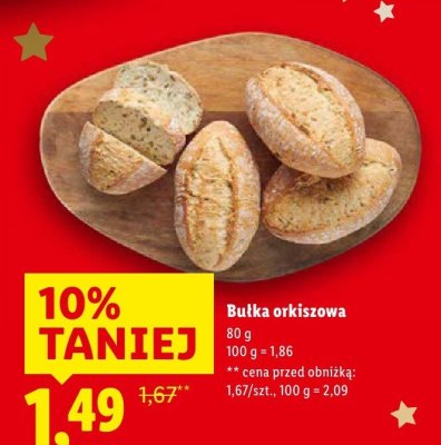 Bułka orkiszowa Lidl promocja w Lidl