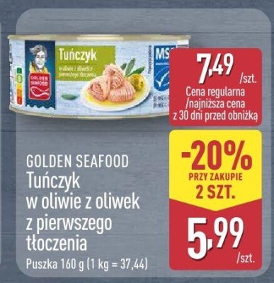 Tuńczyk w oliwie z oliwek z pierwszego tłoczenia  promocja w Aldi